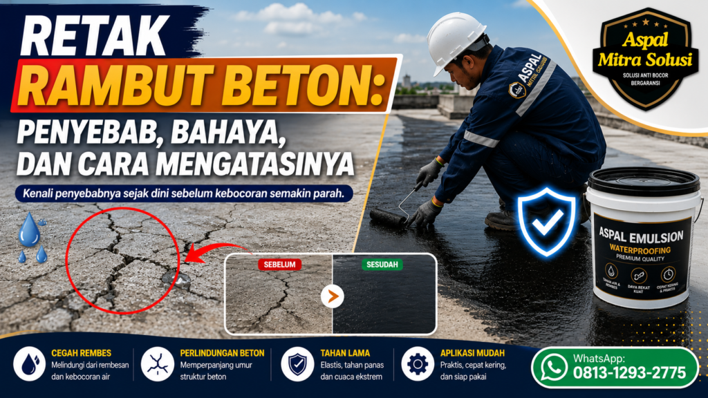 Retak Rambut Beton: Penyebab, Bahaya, dan Cara Mengatasinya Sampai Tuntas
