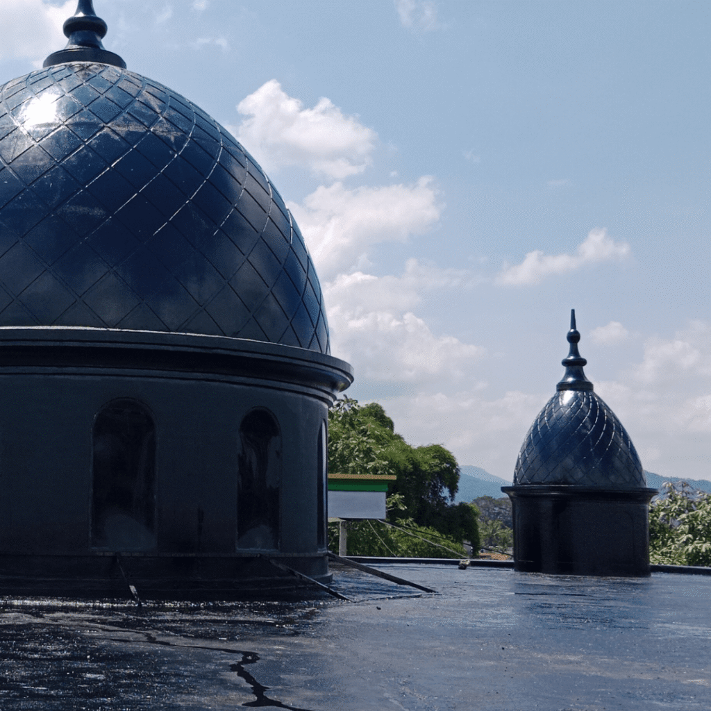 jasa wateproofing aspal cair kubah mesjid