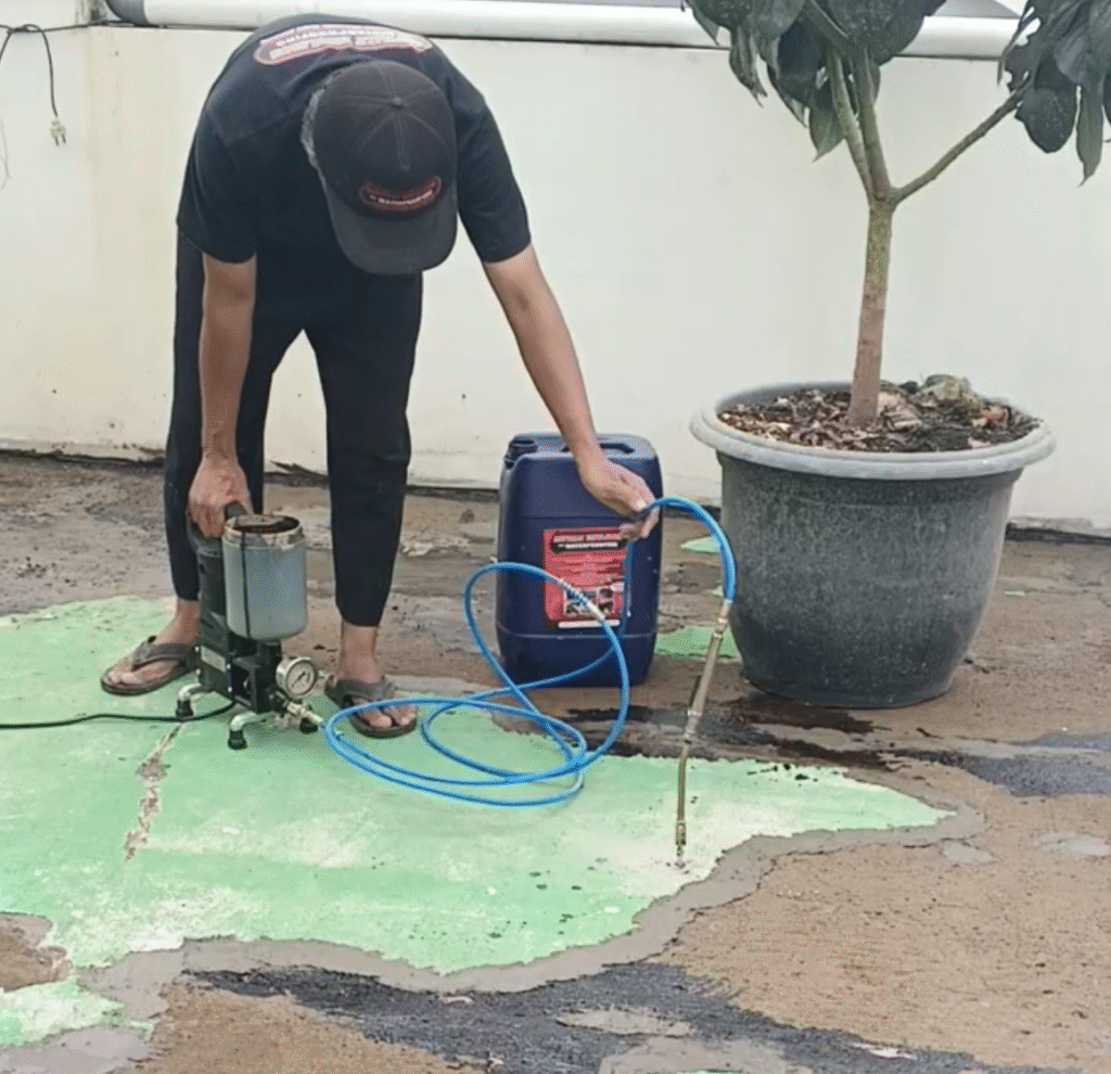 jasa waterproofing aspal cair - aspal mitra solusi