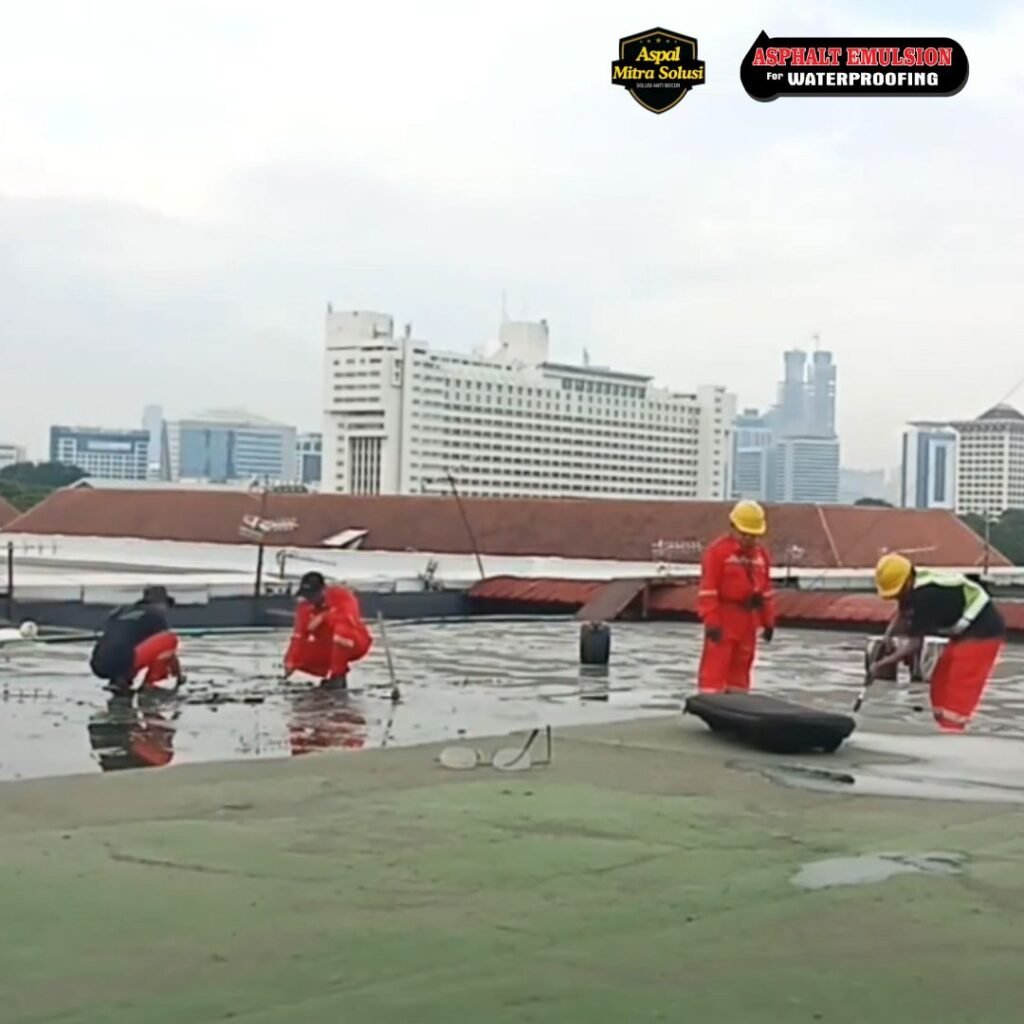 jasa waterproofing aspal cair aspal mitra solusi kemenkeu