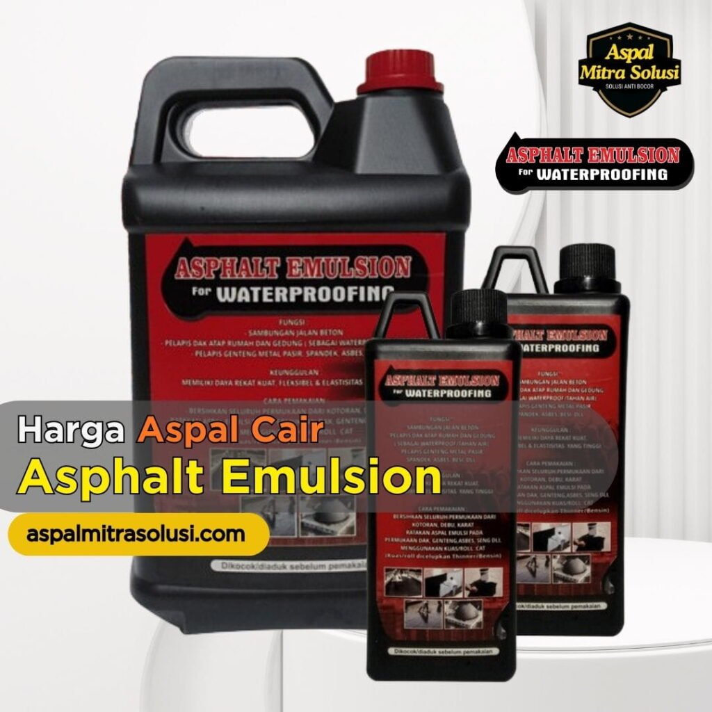 harga aspal cair anti bocor asphalt emulsion aspal mitra solusi
