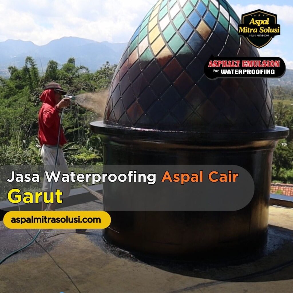 jasa waterproofing garut aspal cair anti bocor - aspal mitra solusi