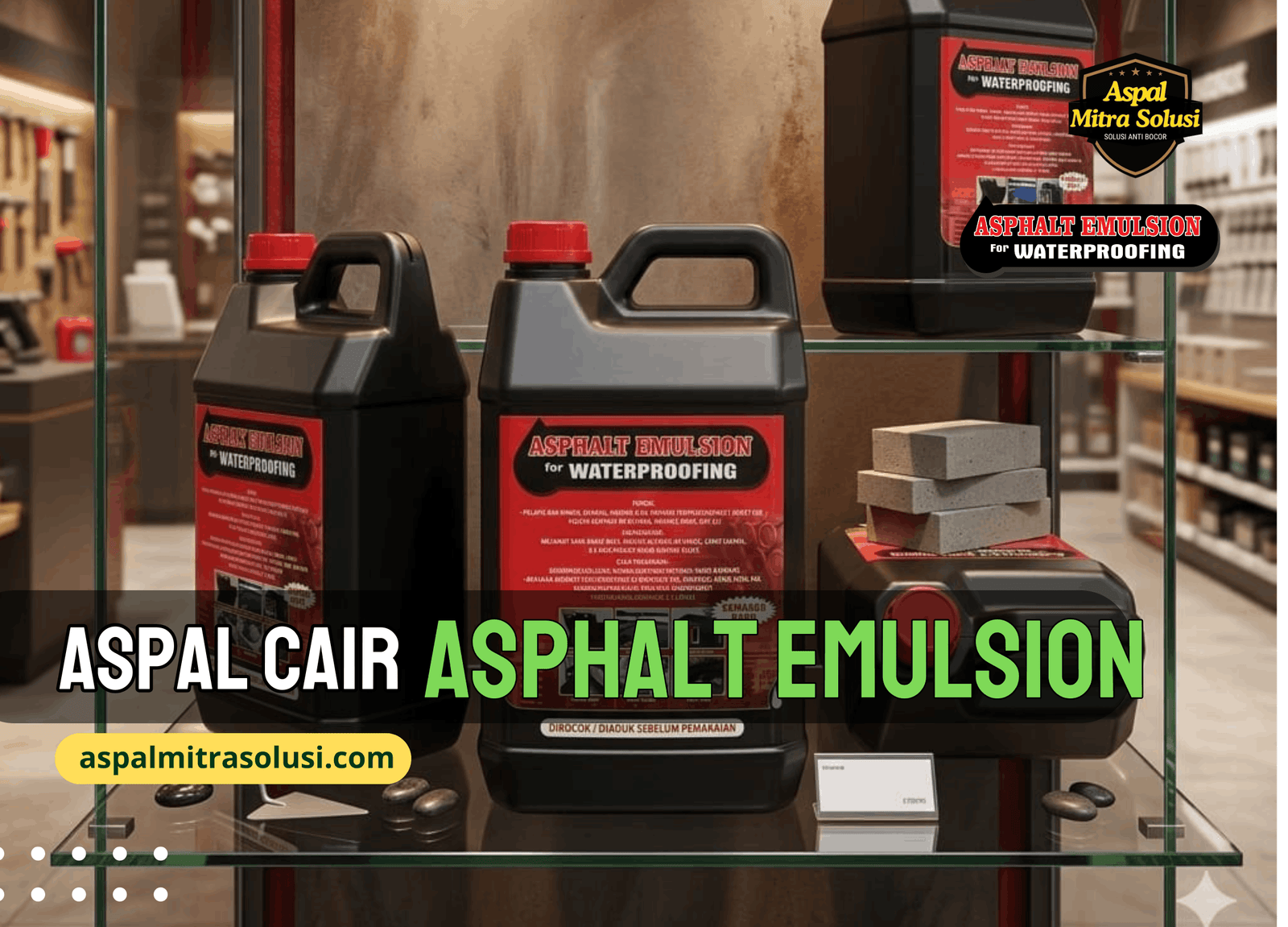 aspal cair untuk dak