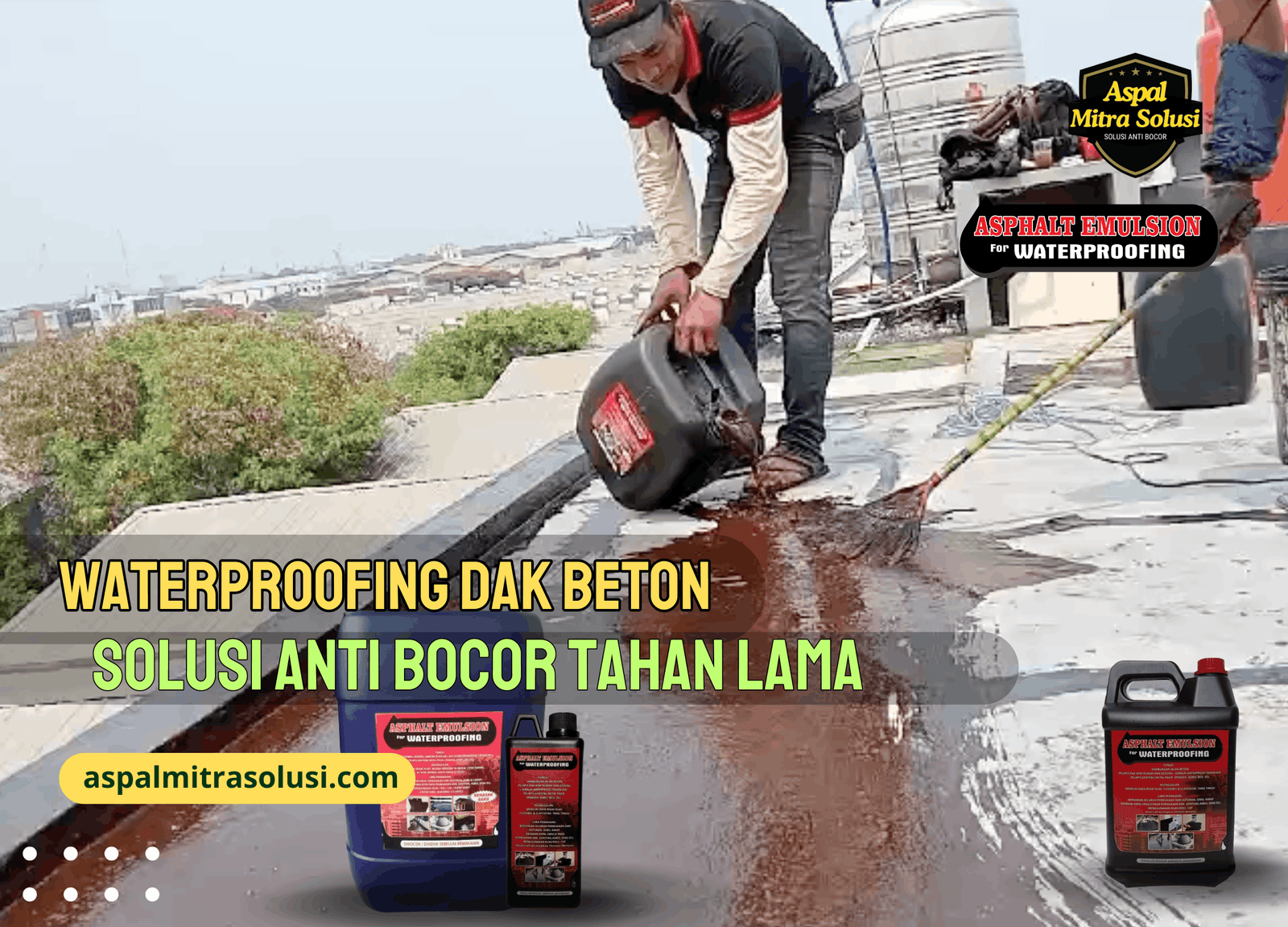 waterproofing dak beton