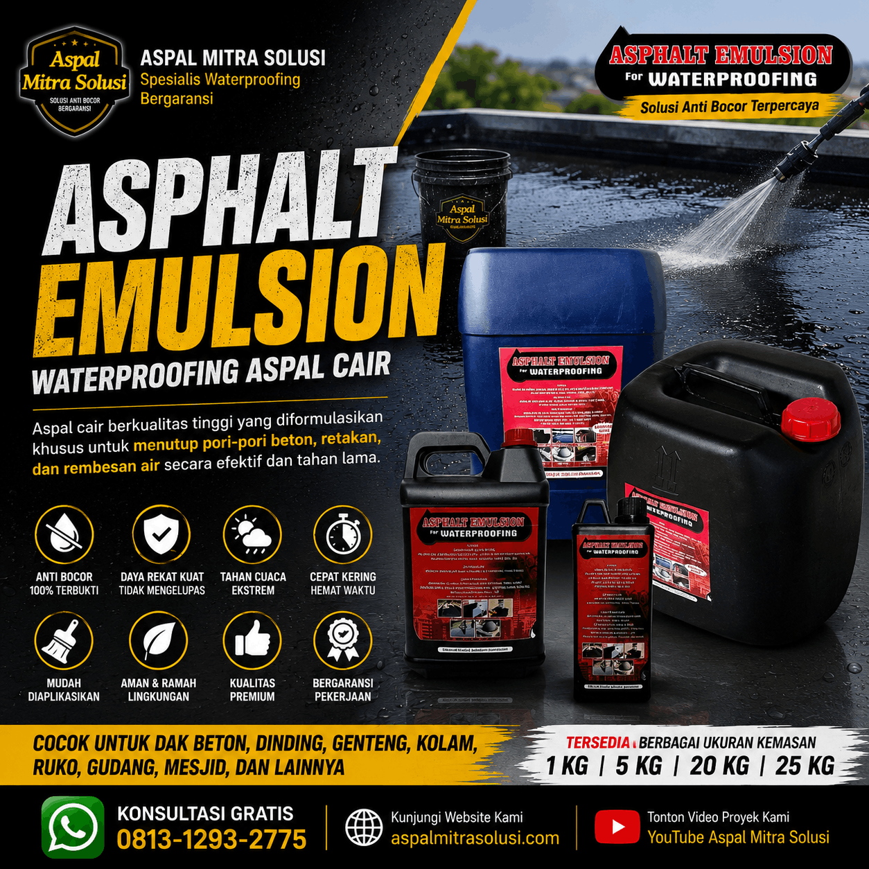 asphalt emulsion - aspal mitra solusi