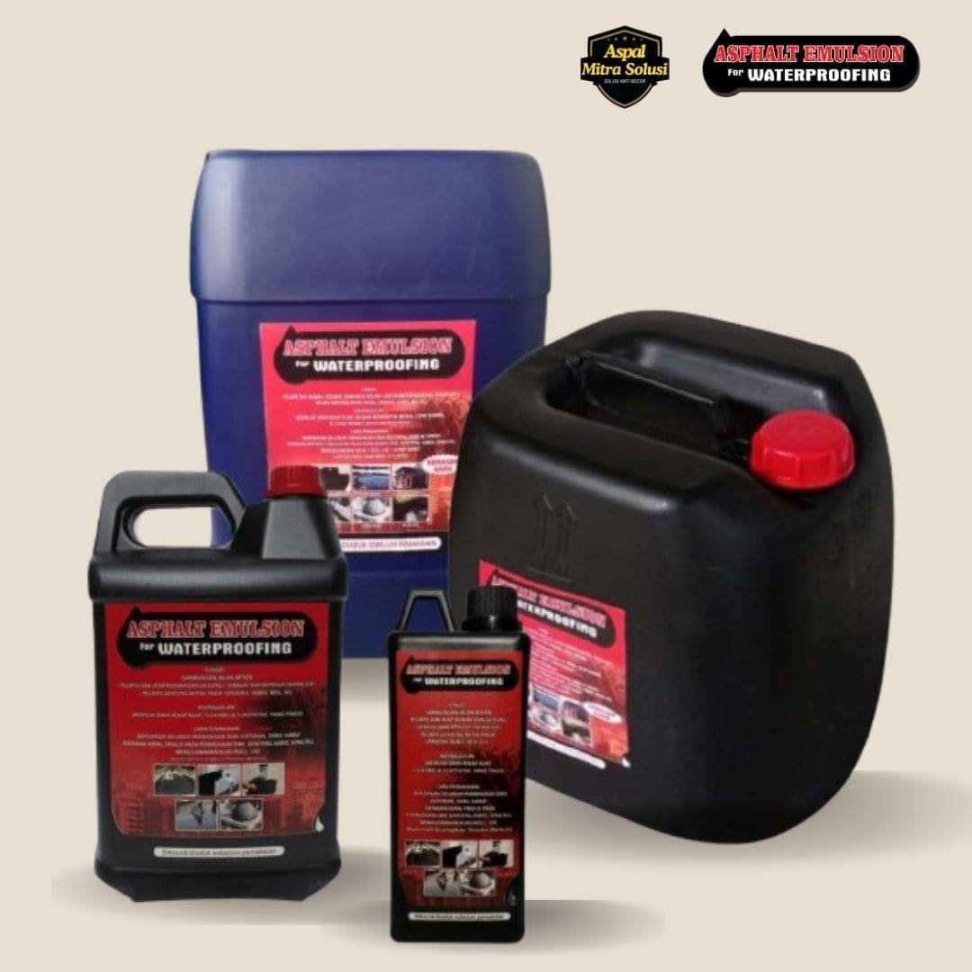 Aspal cair anti bocor asphalt emulsion untuk waterproofing di Garut