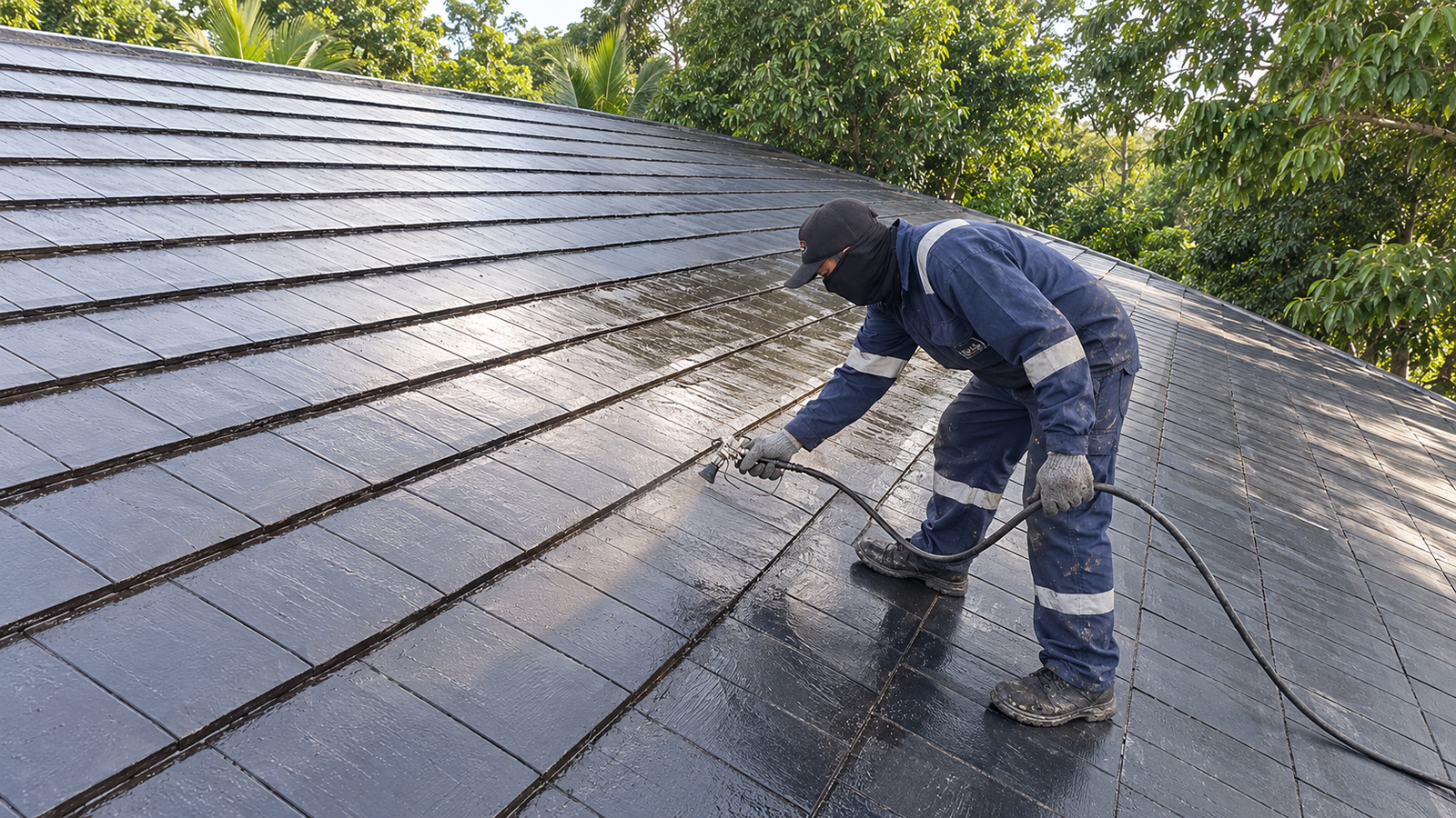 Dokumentasi Waterproofing Genteng Jakarta - Aspal Mitra Solusi